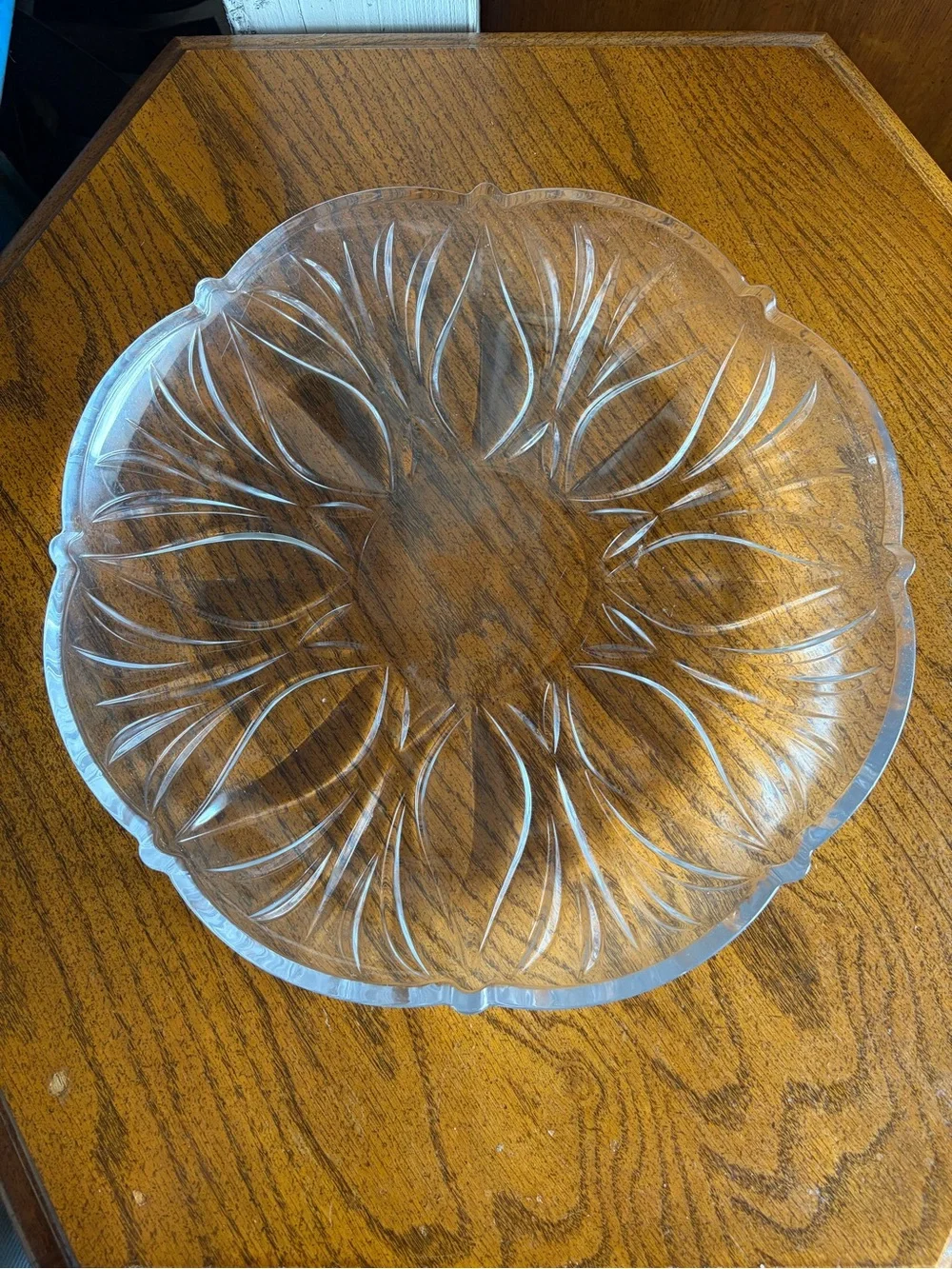 Crystal Serving Plate